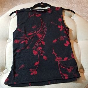 Gorgeous red and blank shell tank